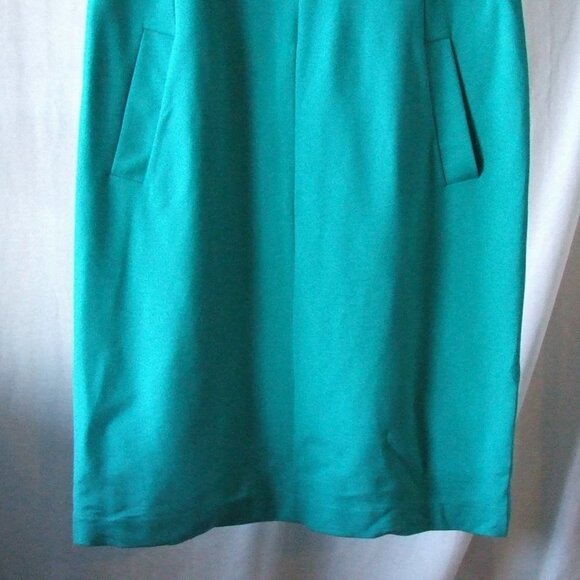 Lands End dress sleeveless casual green summer plus size stretchy 16W pockets - Picture 3 of 15